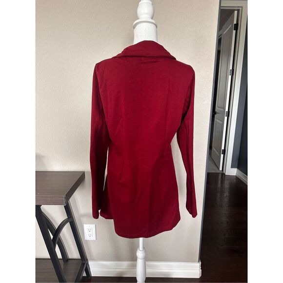 Lucky Brand Lucky Lotus Stretch Blazer Cardigan size Medium - Picture 2 of 8